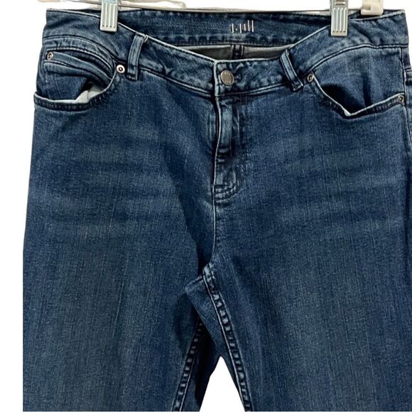 J Jill Medium Wash Denim mid rise bootcut Jeans size 6P - Picture 3 of 7